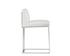 Dean Counter Stool - Stainless Steel - Cantina White by Sunpan