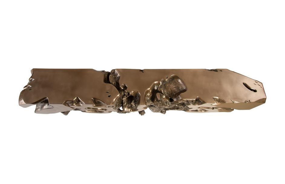 Freeform Console Table,Bronze , Extra Large by PHILLIPS COLLECTION