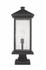 Portland 1 Light Outdoor Pier Mounted Fixture in Oil Rubbed Bronze Finish by Z-Lite