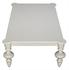 Graff Mahogany and Veneer Coffee Table in Solid White by Noir Furniture