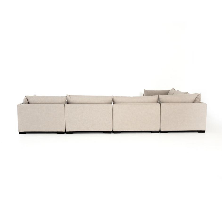 Westwood 6-Pc Sectional W/ Ottoman-Bm by FOUR HANDS