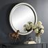 Granada Whitewash Round Mirror by Uttermost