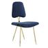 Snyder Performance Velvet Dining Side Chair In Navy by Modway Furniture