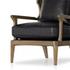Lennon Chair In Heirloom Black by FOUR HANDS