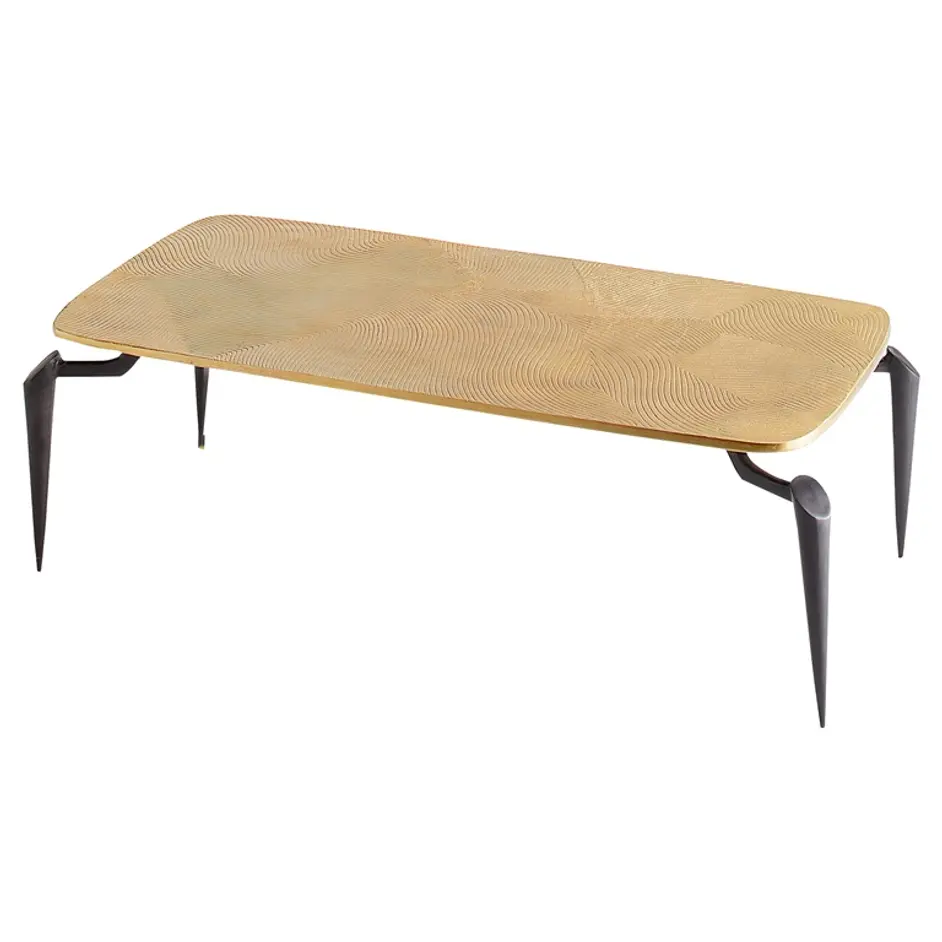 Tarsal Coffee Table | Black | Gold by Cyan Design