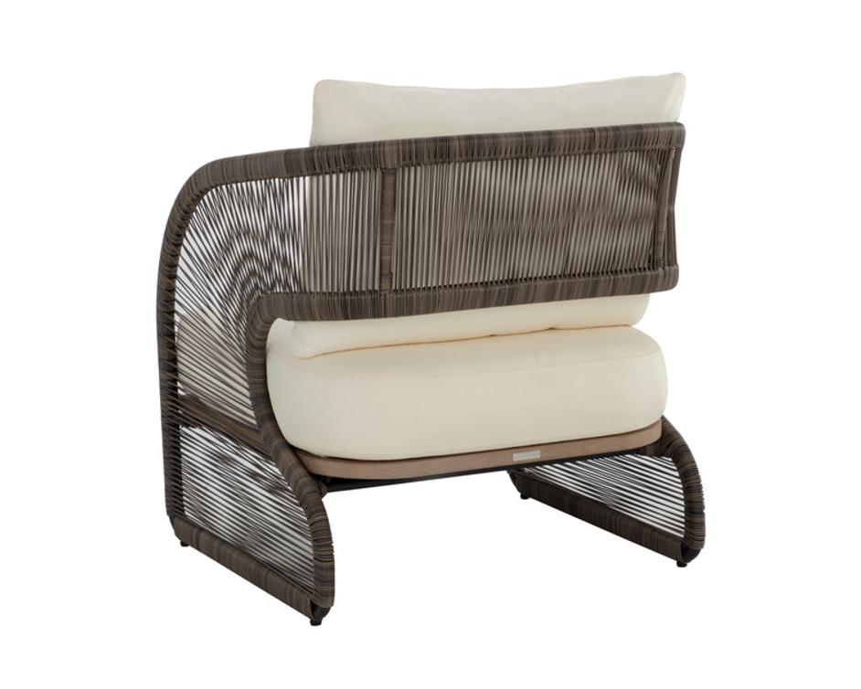 TOULON LOUNGE CHAIR - STINSON CREAM by Sunpan