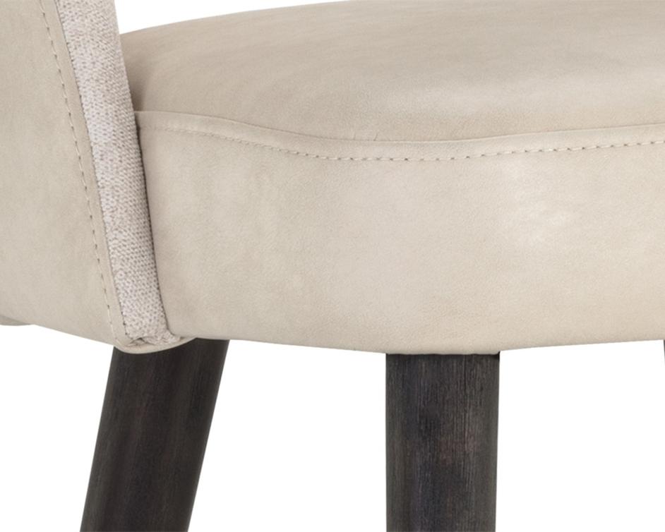 Monae Counter Stool - Bravo Cream / Polo Club Muslin by Sunpan