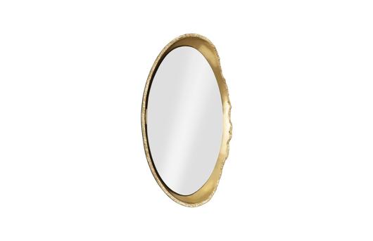 Broken Egg Mirror, Black and Gold Leaf by PHILLIPS COLLECTION