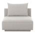 Rosello Slipper Chair Light Grey by Moes Home