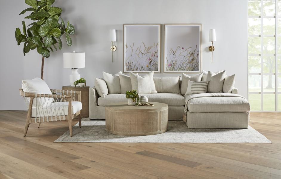 Haven 110" Lounge Slipcover RF Sectional by Essentials For Living