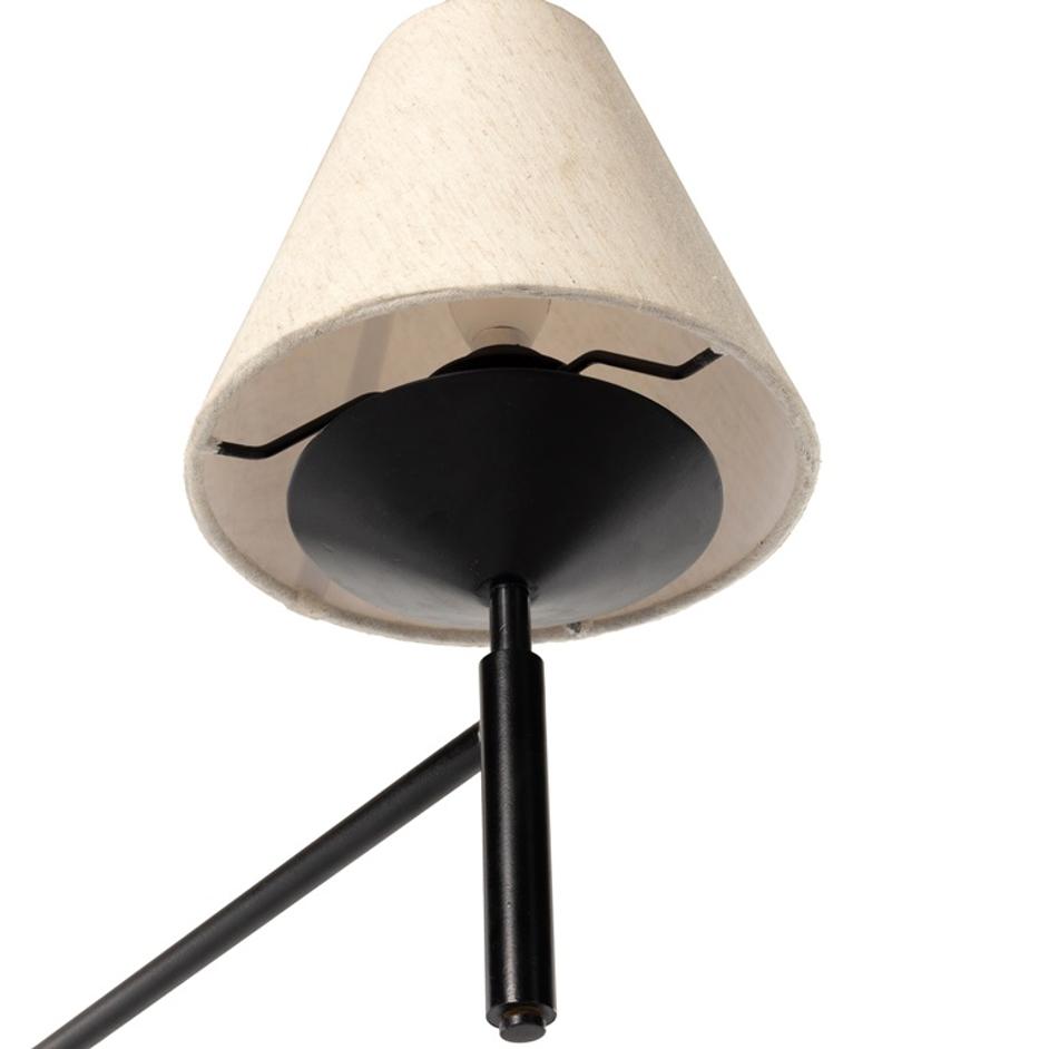 Dodie Linear Chandelier In Jet Black by FOUR HANDS