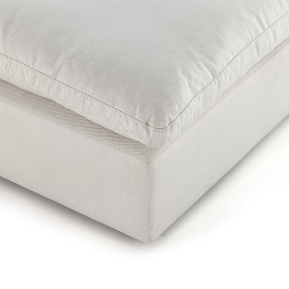 Stevie Ottoman In Anders Ivory by FOUR HANDS