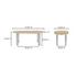 Fia Dining Table Travertine by Moes Home