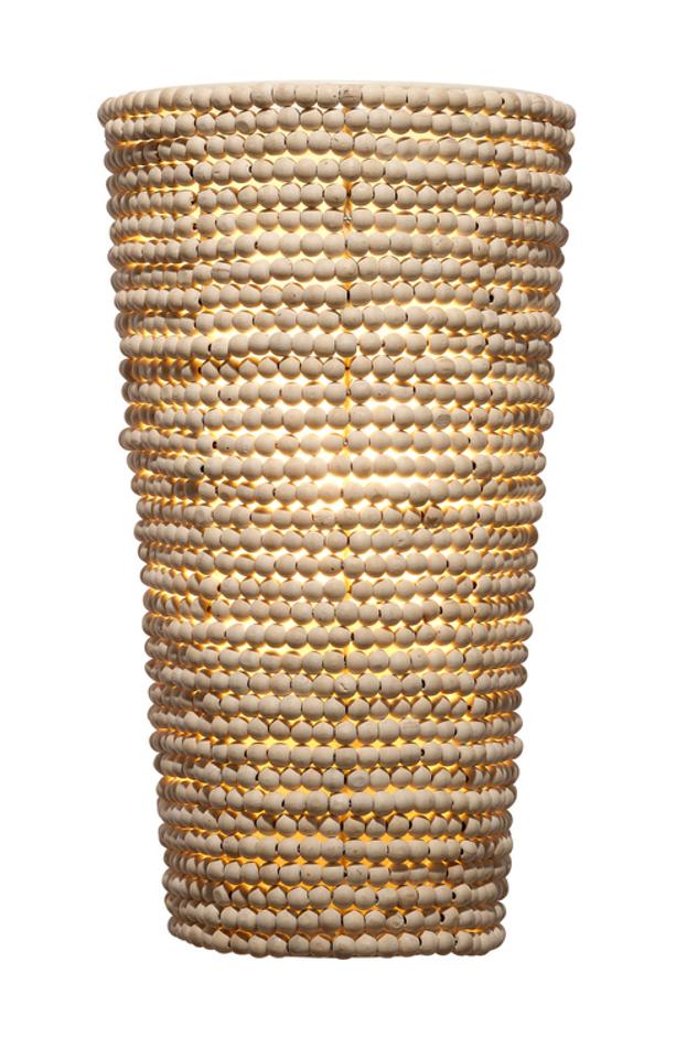  Seawall 1-Light Beaded Cone Wall Sconce by Jamie Young