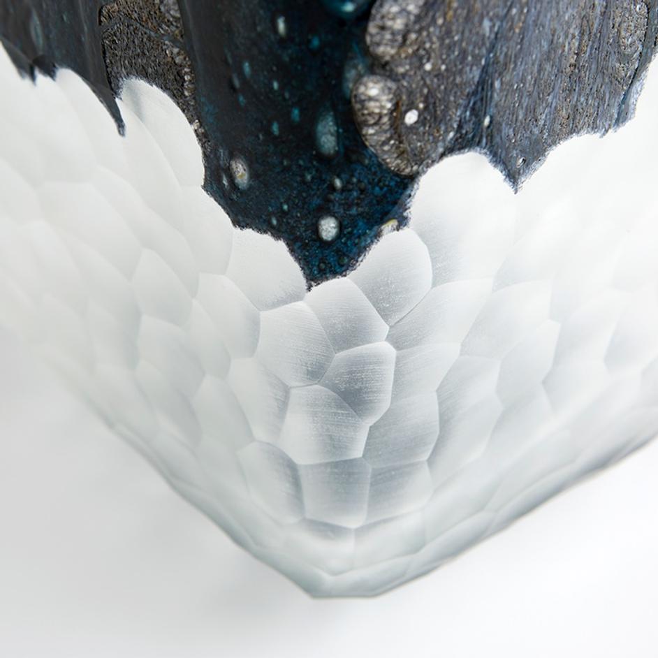 Small Bosco Vase in Blue and White by Cyan Design