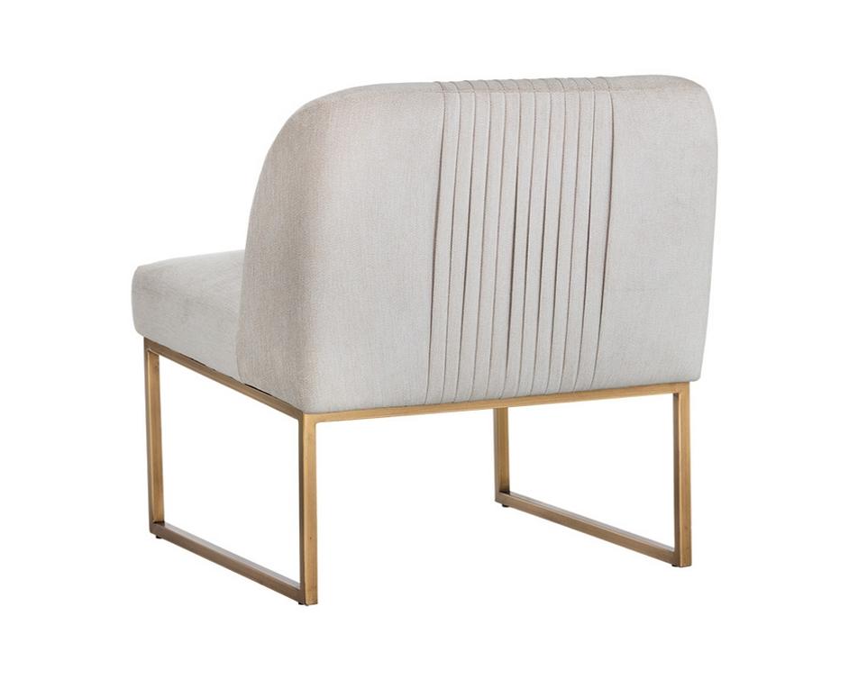 Nevin Lounge Chair - Polo Club Muslin by Sunpan