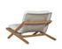 BARI LOUNGE CHAIR - NATURAL - STINSON WHITE by Sunpan