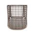 Bandera Outdoor Woven Counter Stool-Grey by FOUR HANDS