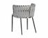 Sarai Dining Armchair - Belfast Heather Grey by Sunpan