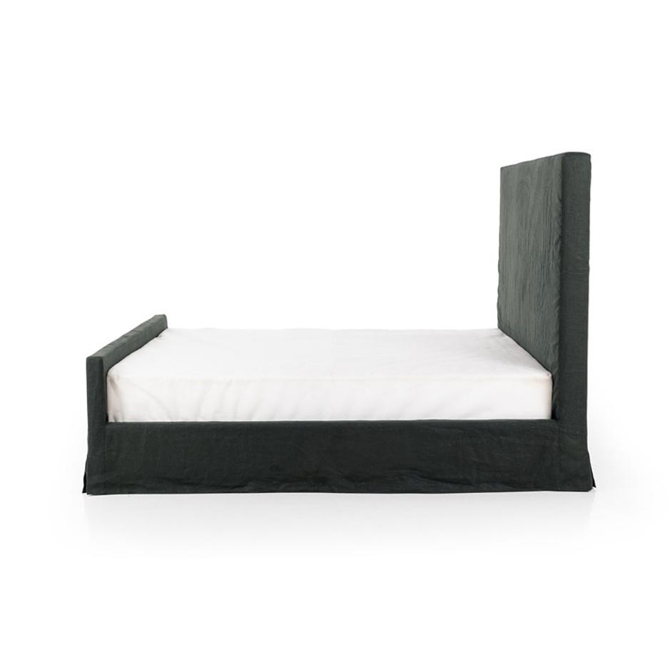 Daphne Slipcover King Bed - Brussels Pine by Four Hands