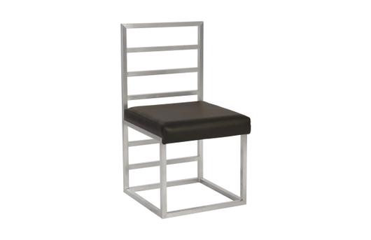 Ladder Dining Chair , Grey/Silver Finish  by PHILLIPS COLLECTION
