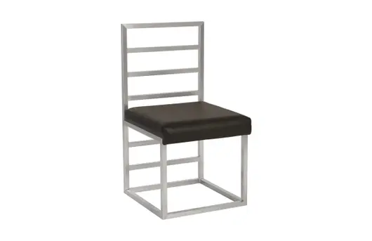 Ladder Dining Chair , Grey/Silver Finish  by PHILLIPS COLLECTION