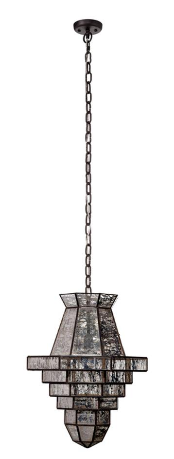 Imperial 1-Light Glass and Metal Pendant by Jamie Young