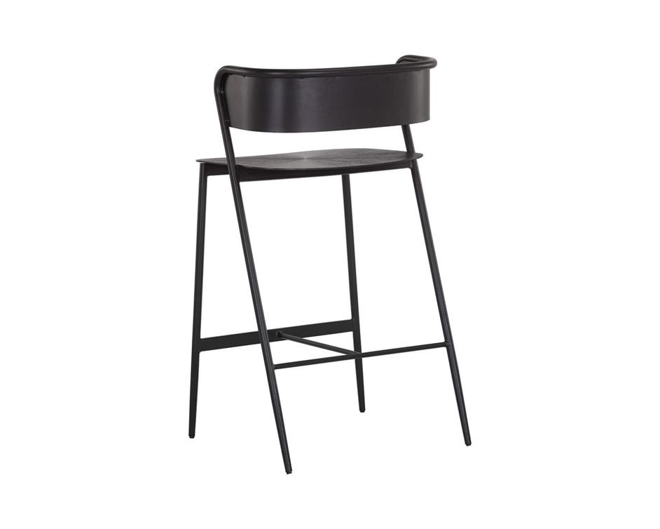 Keanu Counter Stool - Gunmetal by Sunpan