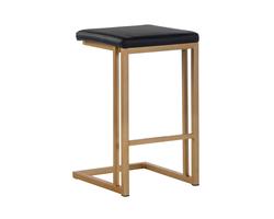 Boone Counter Stool - Champagne Gold - Onyx by Sunpan