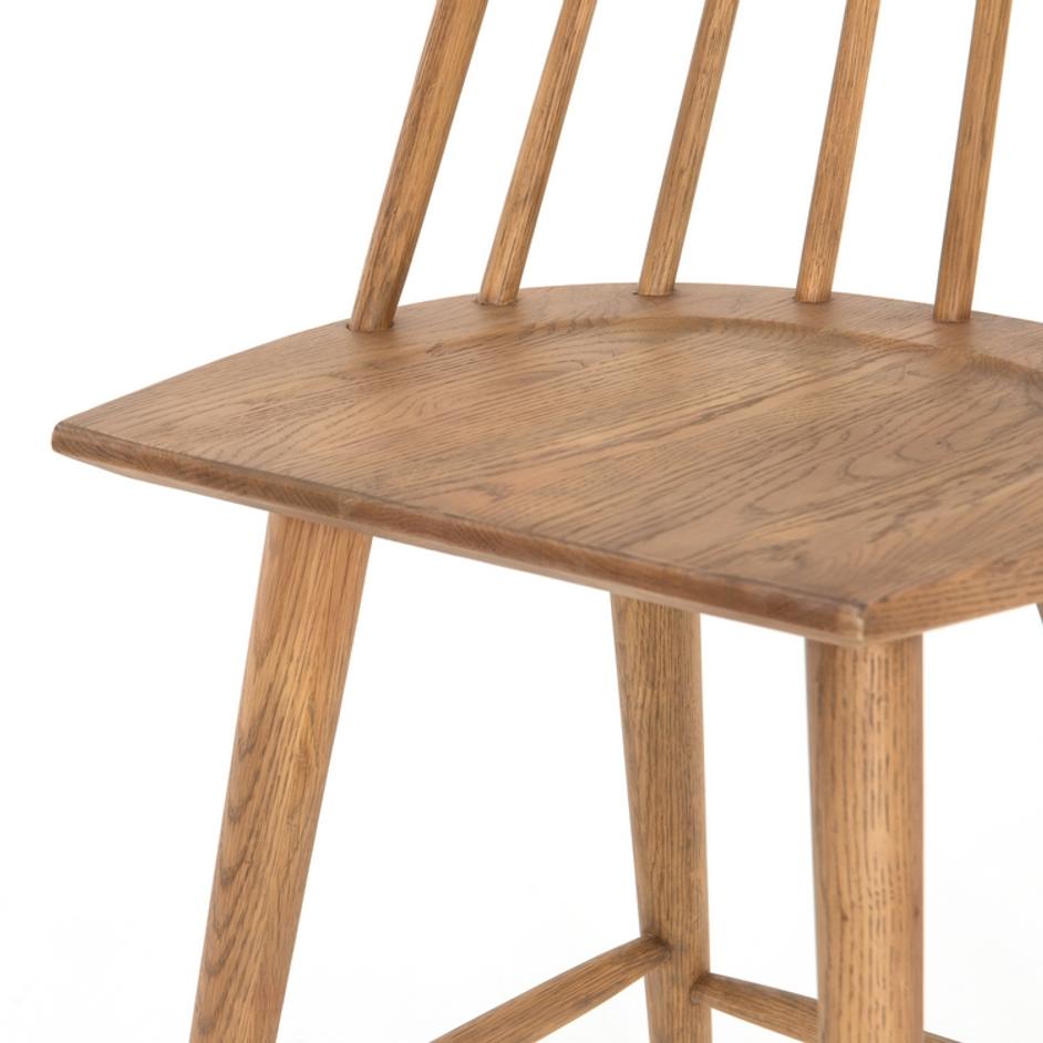 Lewis Windsor Counter Stool-Sandy Oak by FOUR HANDS