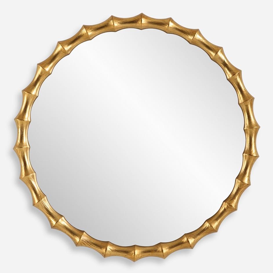 Nacala Round Gold Mirror by Uttermost