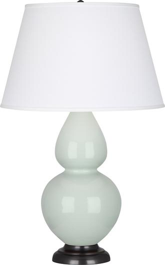 Celadon Double Gourd Table Lamp by Robert Abbey