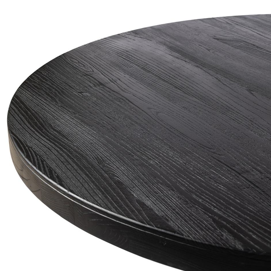 Allandale Round Dining Table - Black Elm by Four Hands