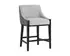 Aurora Counter Stool - Polo Club Stone / Overcast Grey by Sunpan
