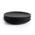 Nelo Dinner Plate, Set Of 4 In Matte Black by Four Hands