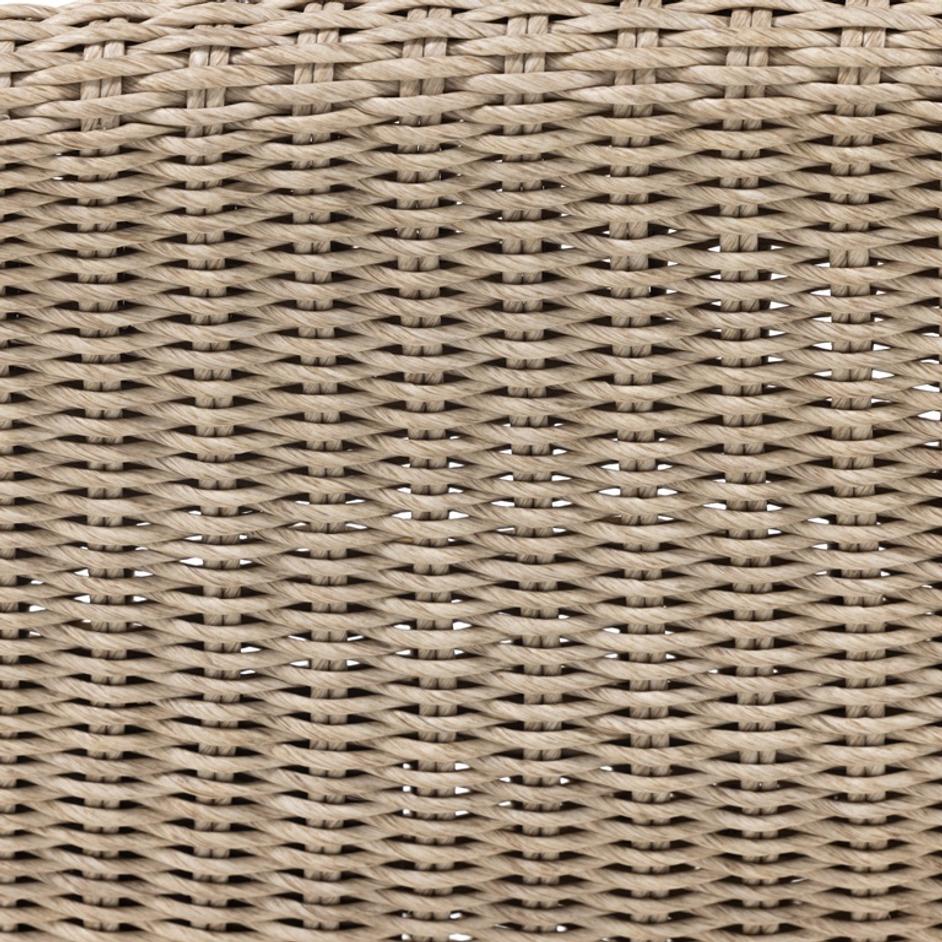 Portia Outdoor Chaise Lounge In White by FOUR HANDS