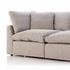 Stevie 3Pc Sectional Sofa In Destin Flannel by FOUR HANDS