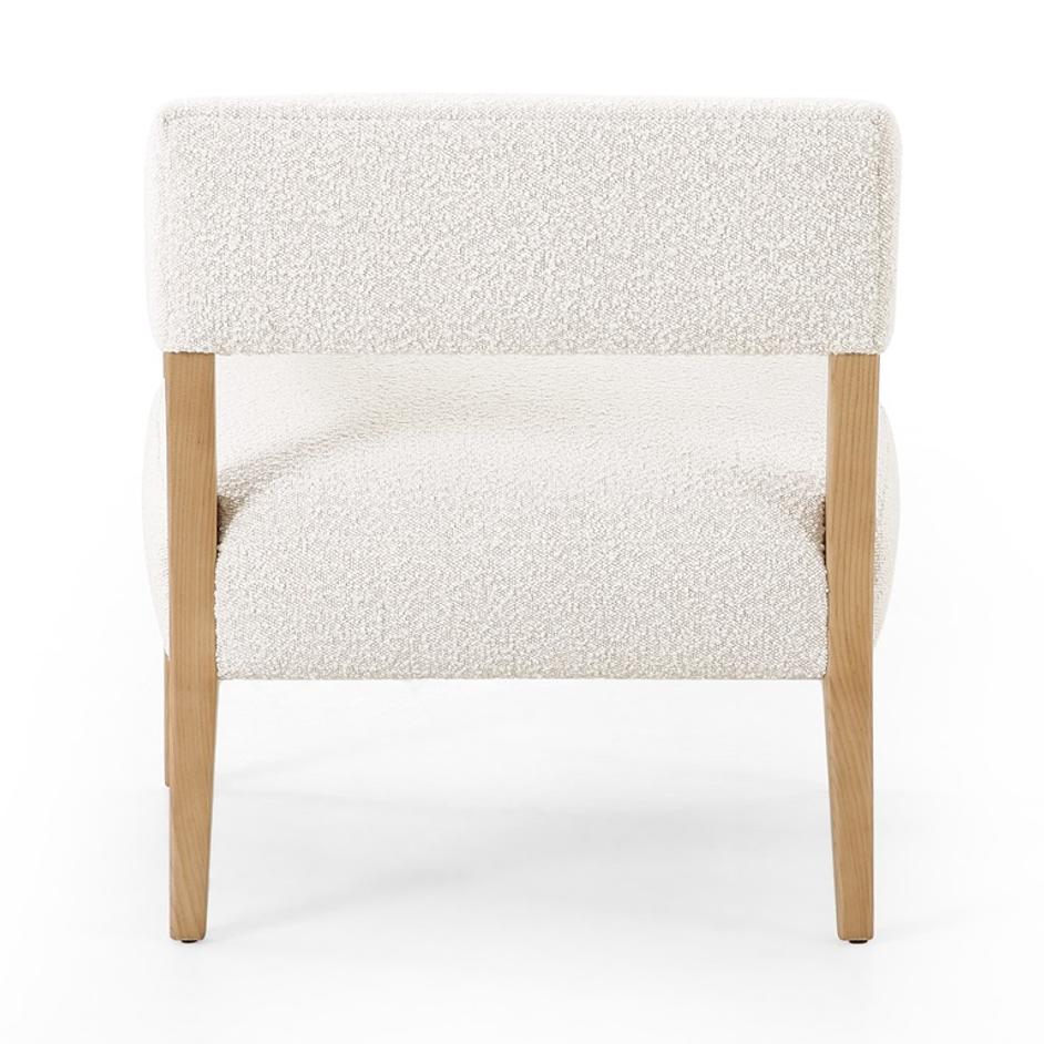 Gary Club Chair In Knoll Natural by FOUR HANDS