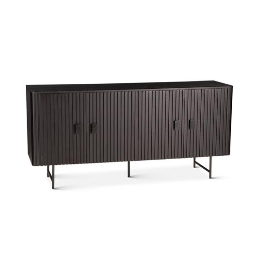 Verbania 67" Sideboard, Matte Black by Home Trends & Design