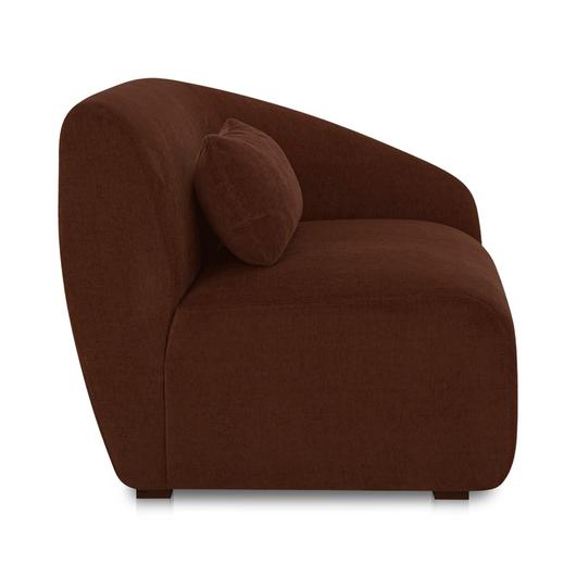 Amelia Right Arm Facing Chair Chestnut by Moes Home