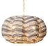 Clamshell Wood Beaded 4-Light Chandelier by Jamie Young