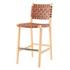 Marco PU Counter Stool, Ochre Brown by New Pacific Direct
