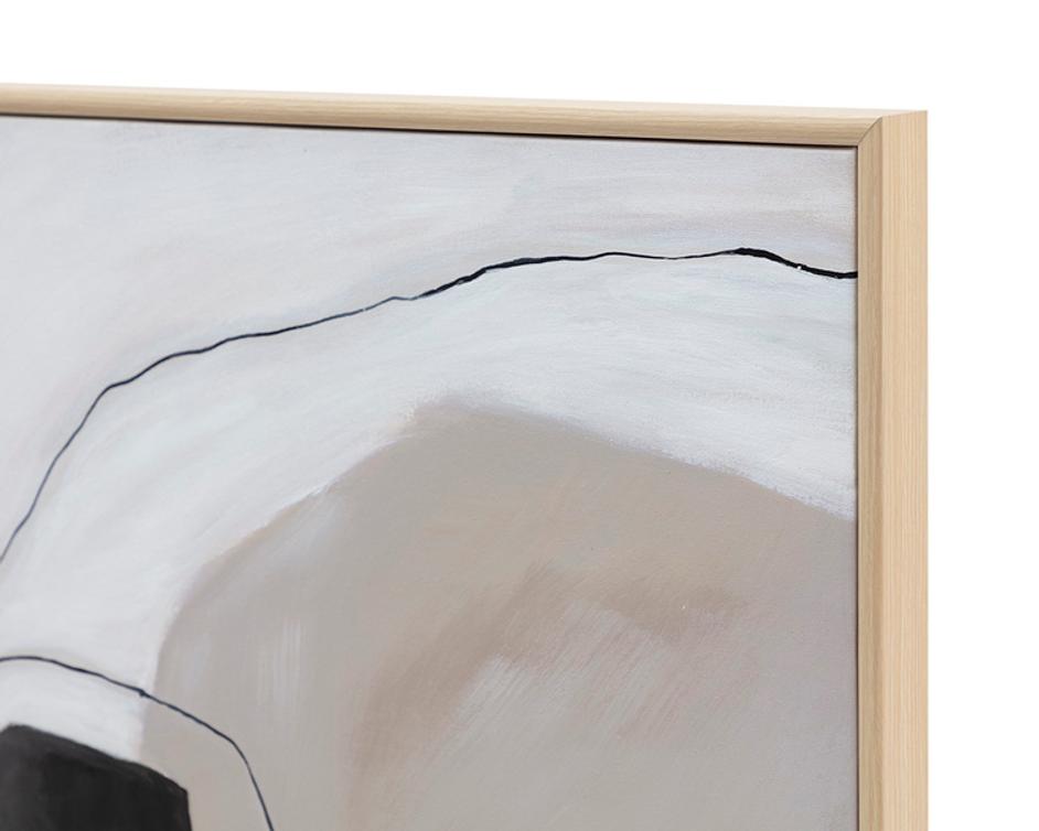 CONNECTIVITY - 72" X 48" - NATURAL FLOATER FRAME by Sunpan