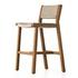 Delano Outdoor Bar Stool In Natural Teak by FOUR HANDS
