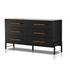 Rosedale 6 Drawer Dresser in Ebony Oak by FOUR HANDS