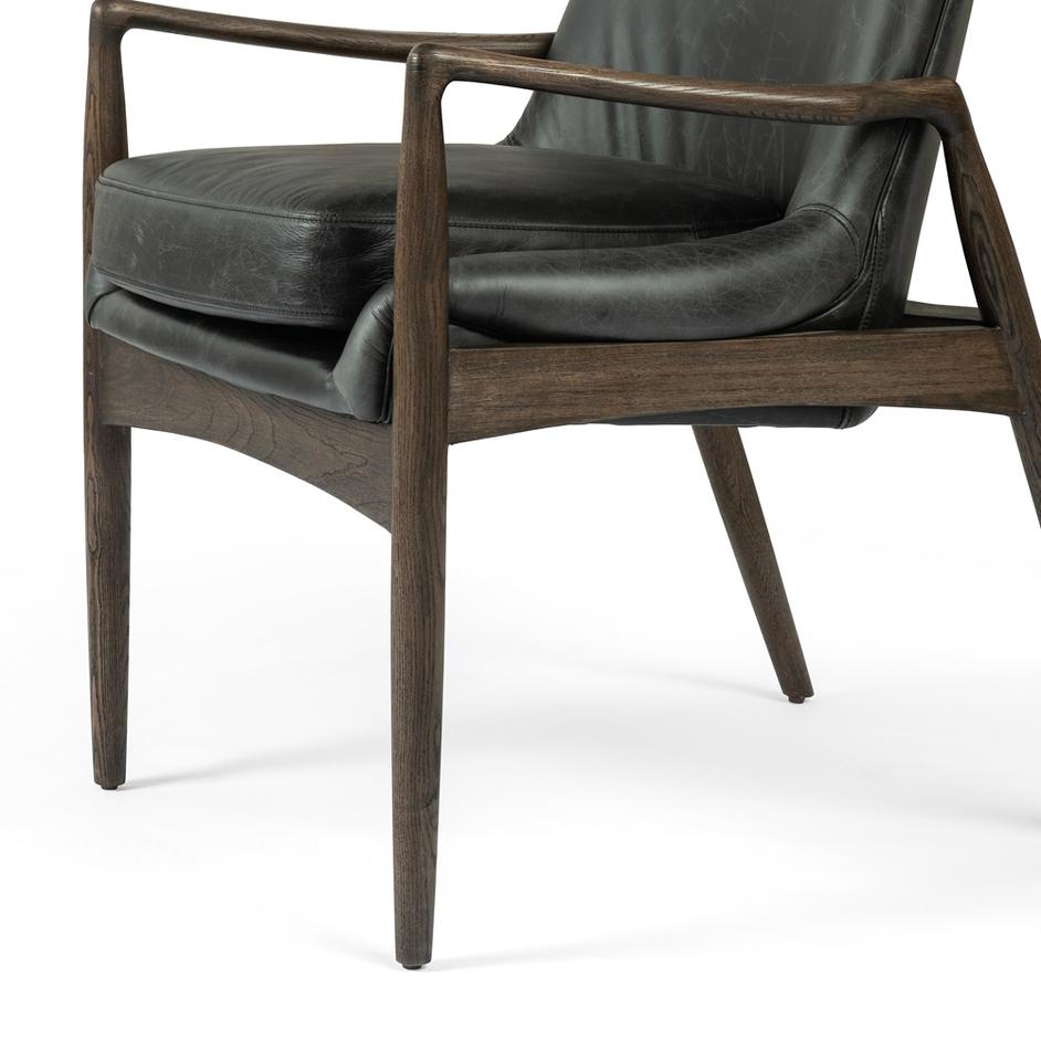 Braden Dining Arm Chair-Durango Smoke by FOUR HANDS