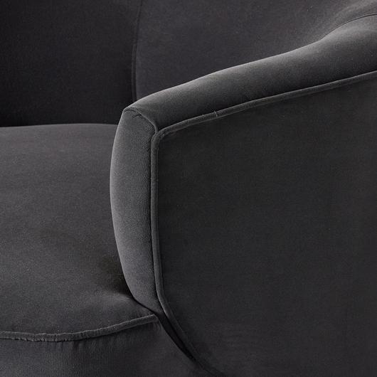 Mila Swivel Chair - Henry Charcoal by Four Hands