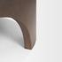 Shima Round Dark Brown Wood W/Arched Legs Coffee Table by Mercana