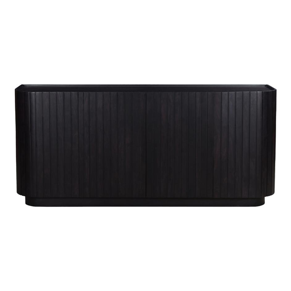 Povera 4 Door Sideboard Black by Moes Home