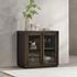Bradley Oak Wood 2Dr Cabinet Landmark Brown by Classic Home